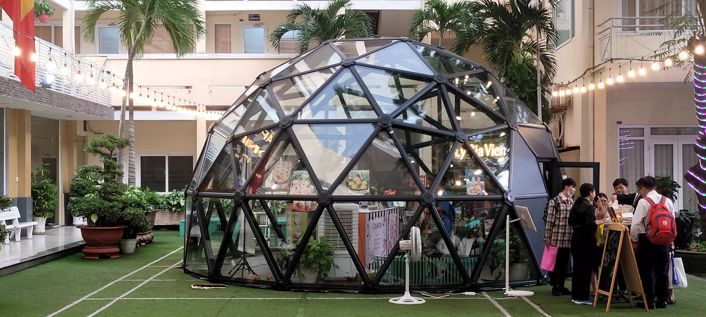 Nhà Vòm Trắc Địa Trong Suốt (Geodesic Dome) - Không Gian Đa Năng Cho Sự Kiện & Glamping