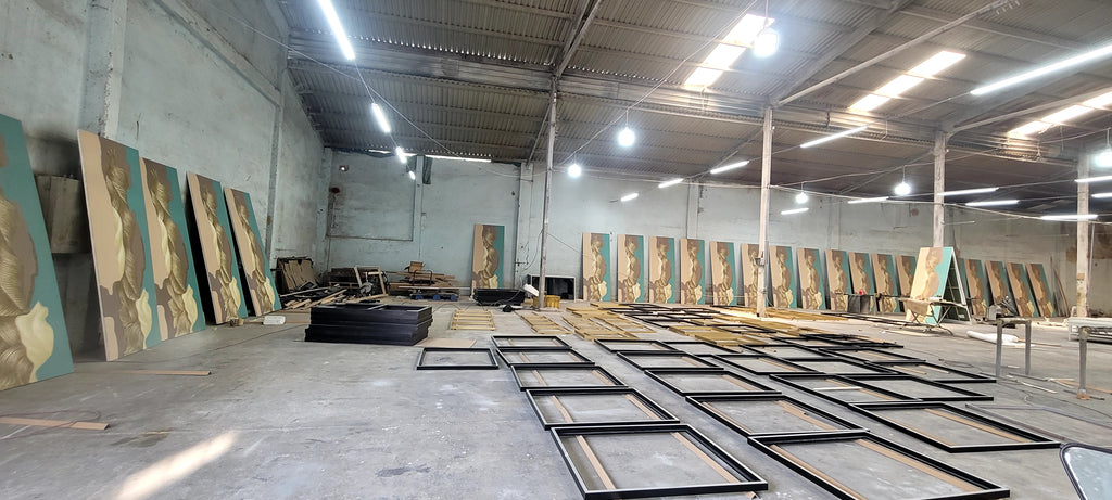 Dịch Vụ Sản Xuất Khung Tranh Floating Frame & Lồng Hộp Cao Cấp – Gia Công May Đo Theo Kích Thước B2B/B2C