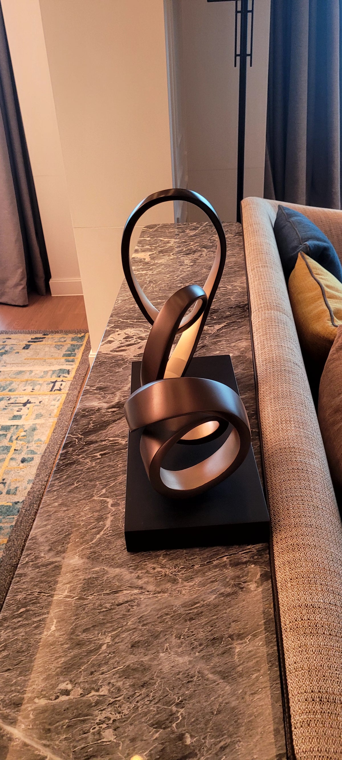 Bộ sưu tập Tượng kim loại điêu khắc để bàn trừu tượng (Luxury Abstract Metal Tabletop Sculptures)