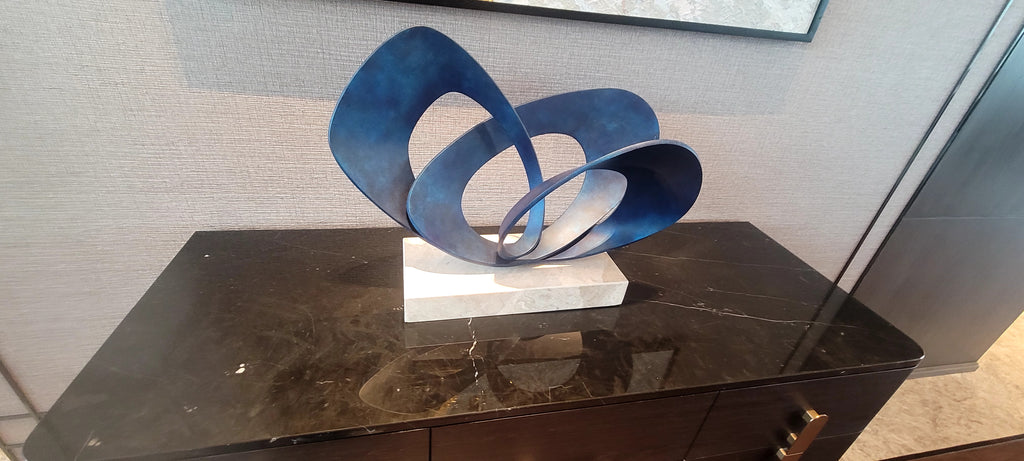 Bộ sưu tập Tượng kim loại điêu khắc để bàn trừu tượng (Luxury Abstract Metal Tabletop Sculptures)