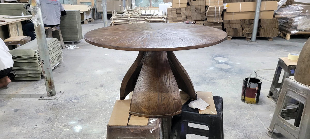 Bộ Sưu Tập Bàn Trà & Bàn Góc Gỗ Tự Nhiên Điêu Khắc Nghệ Thuật – Phong Cách Wabi-Sabi / Japandi Luxury