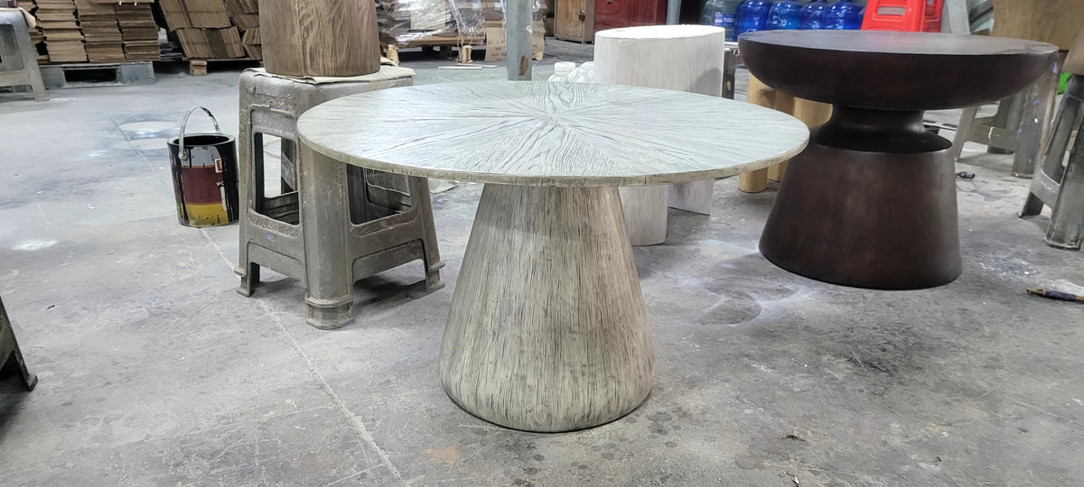 Bộ Sưu Tập Bàn Trà & Bàn Góc Gỗ Tự Nhiên Điêu Khắc Nghệ Thuật – Phong Cách Wabi-Sabi / Japandi Luxury