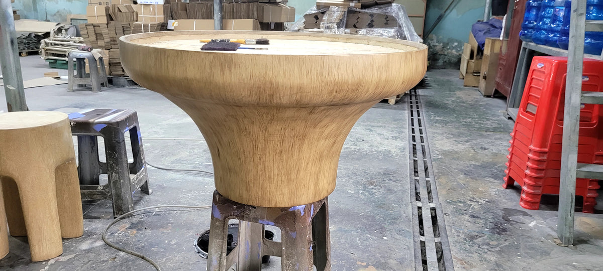Bộ Sưu Tập Bàn Trà & Bàn Góc Gỗ Tự Nhiên Điêu Khắc Nghệ Thuật – Phong Cách Wabi-Sabi / Japandi Luxury