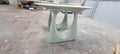 Bàn Console Điêu Khắc Kiến Trúc Chân Rỗng – Bàn Trang Trí Contemporary Organic Dáng Oval Khởi Thủy