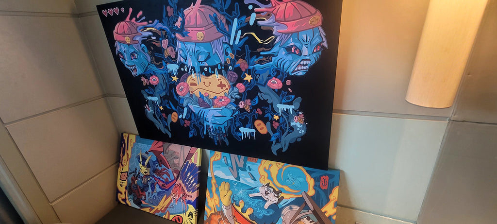 Bộ Sưu Tập Tranh Nghệ Thuật Đương Đại Đa Chất Liệu – Tranh Treo Tường Gallery Art Cho Biệt Thự & Khách Sạn Cao Cấp