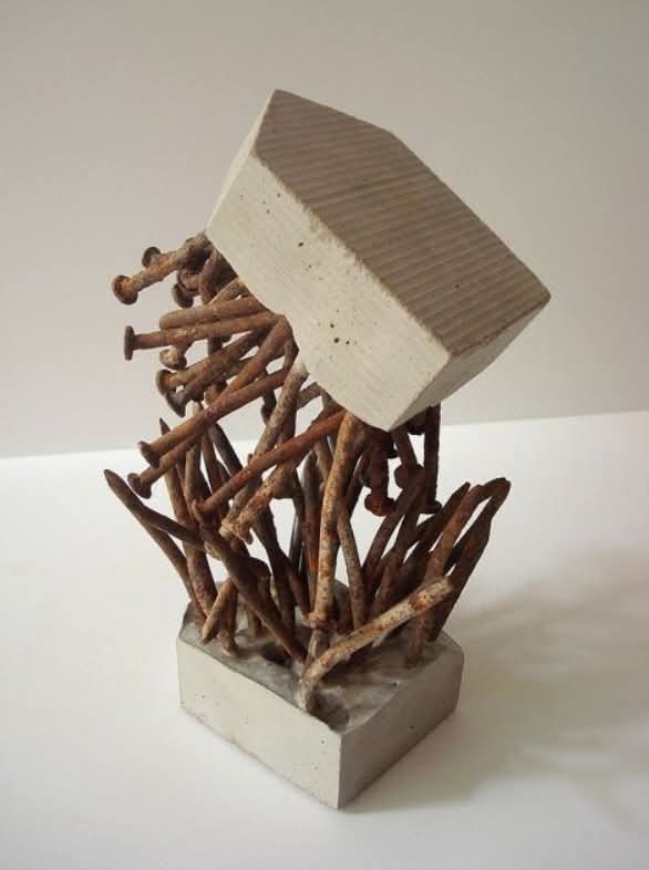 Bộ Sưu Tập Tượng Điêu Khắc Kim Loại & Bê Tông Phong Cách Brutalist – Tác Phẩm Art Metal Concept Cho Căn Hộ Loft & Gallery Luxury