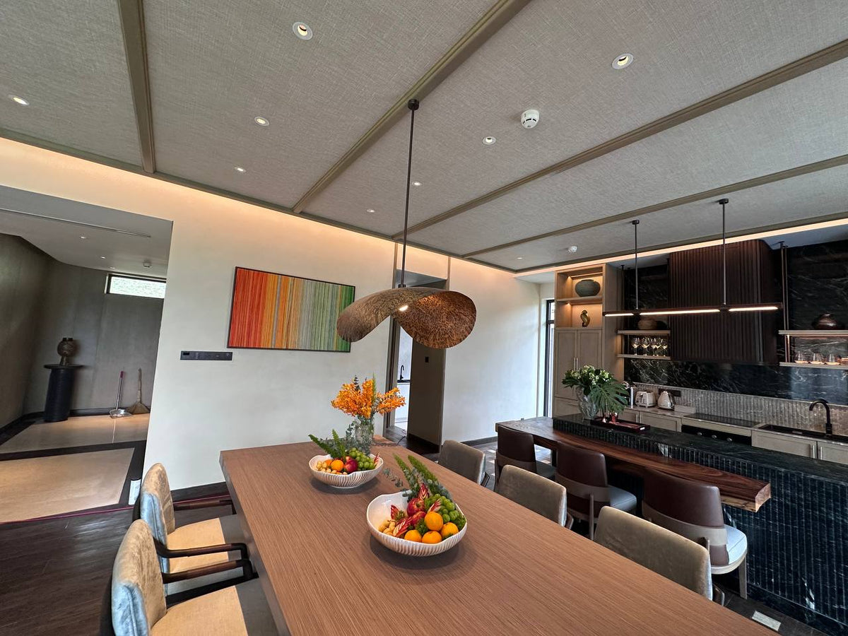 Tranh Nghệ Thuật Sợi Dệt Chuyển Màu (Gradient) – Tranh Treo Tường Đương Đại Decor Phòng Ăn, Phòng Khách