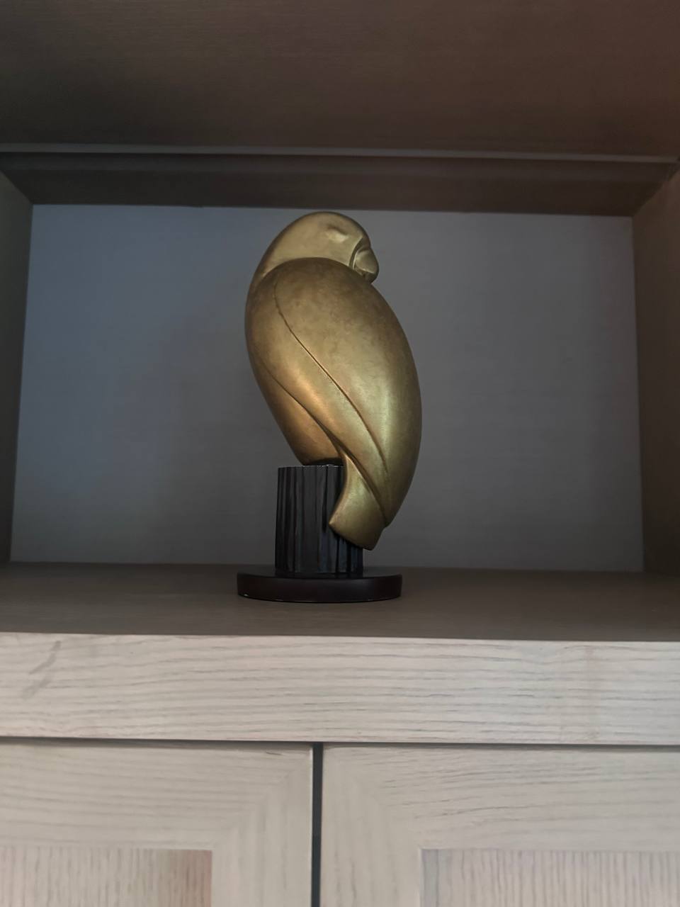 Tượng Chim Decor Trừu Tượng Mạ Vàng Đồng – Điêu Khắc Nghệ Thuật Tối Giản Phong Cách Art Deco