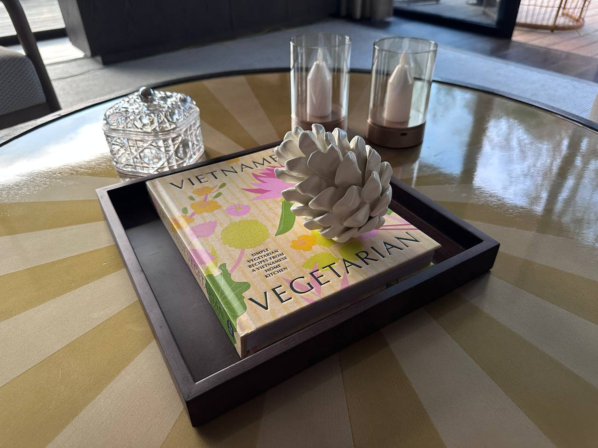 Tượng Quả Thông Gốm Sứ Trang Trí Bàn Trà – Phụ Kiện Decor Cao Cấp Phong Cách Modern Organic